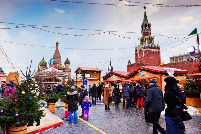 حضور 12 میلیون گردشگر در مسکو برای سال نو میلادی