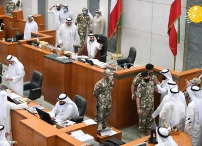 (تصاویر) درگیری در مجلس کویت