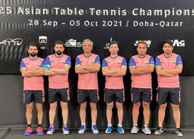 تنیس روی میز قهرمانی آسیا، نام پنجمی تیم مردان ایران و ثبت بهترین نتیجه در تاریخ